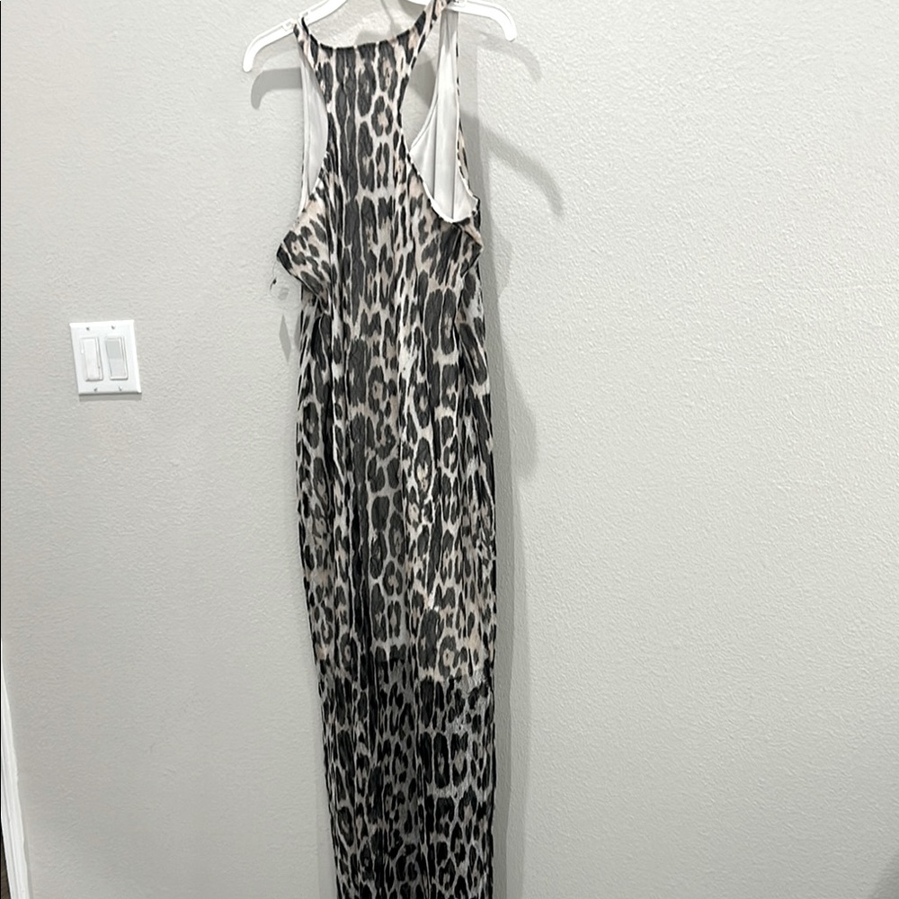 Leopard Print Maxi Dress